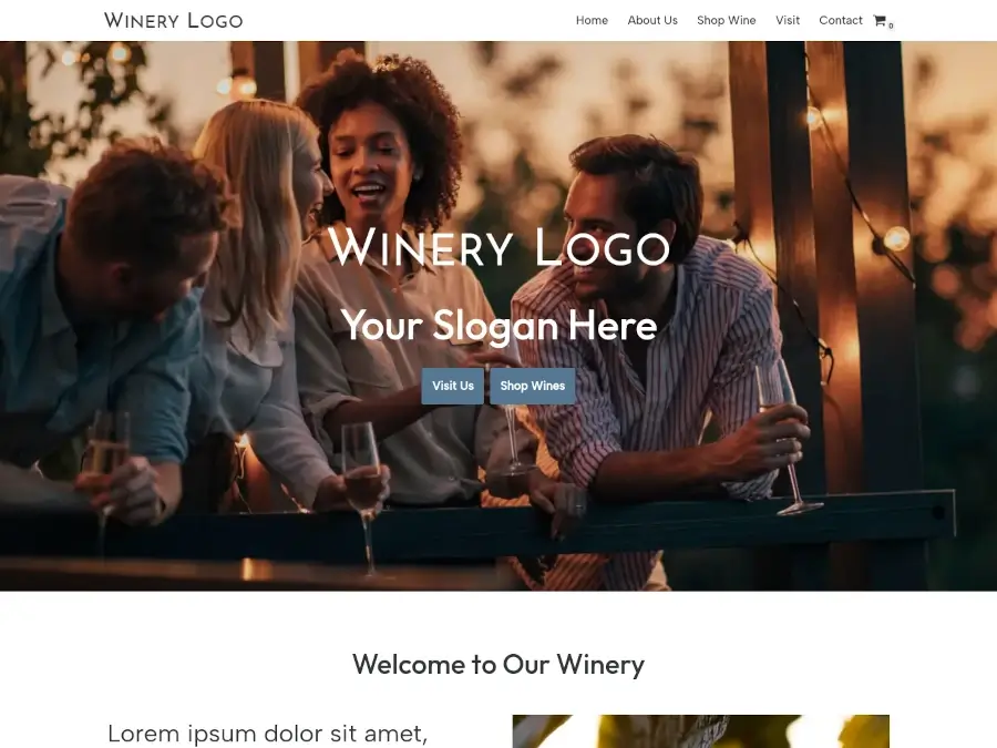 Screenshot of Template 2
