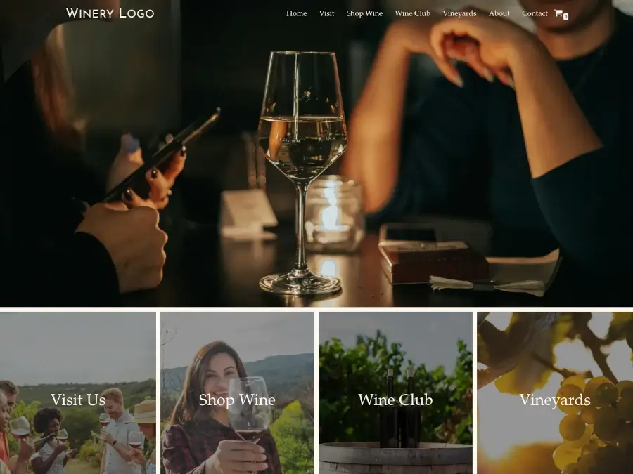 Screenshot of Template 3