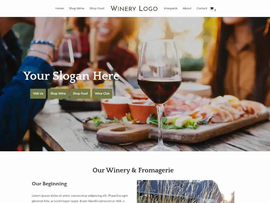 Screenshot of Template 7